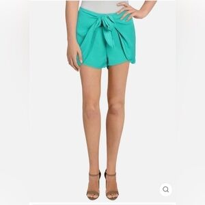 Nwt JACK by BB Dakota Womens Solid Tie Front Dress Shorts
